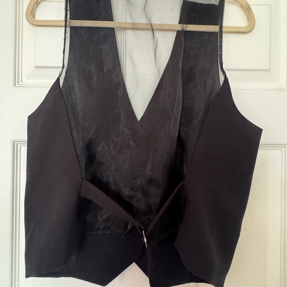 Organza Back Vest Maeve Anthropologie EUC L - Picture 5 of 8